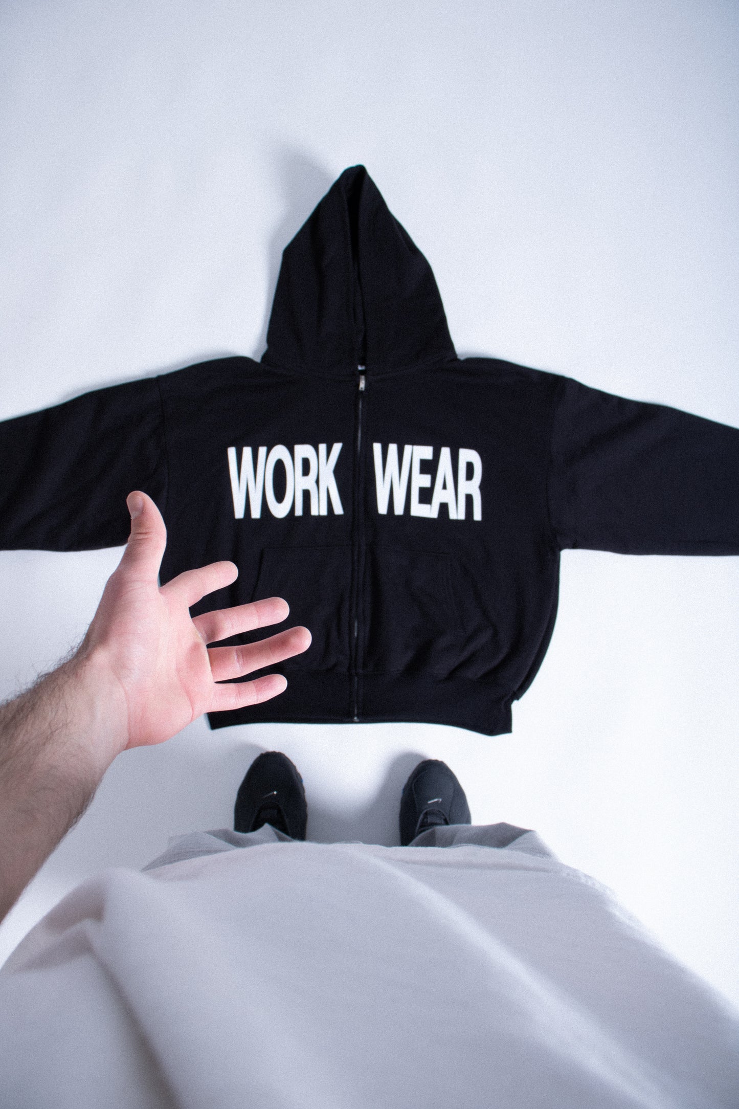 Black Zip Up Hoodie