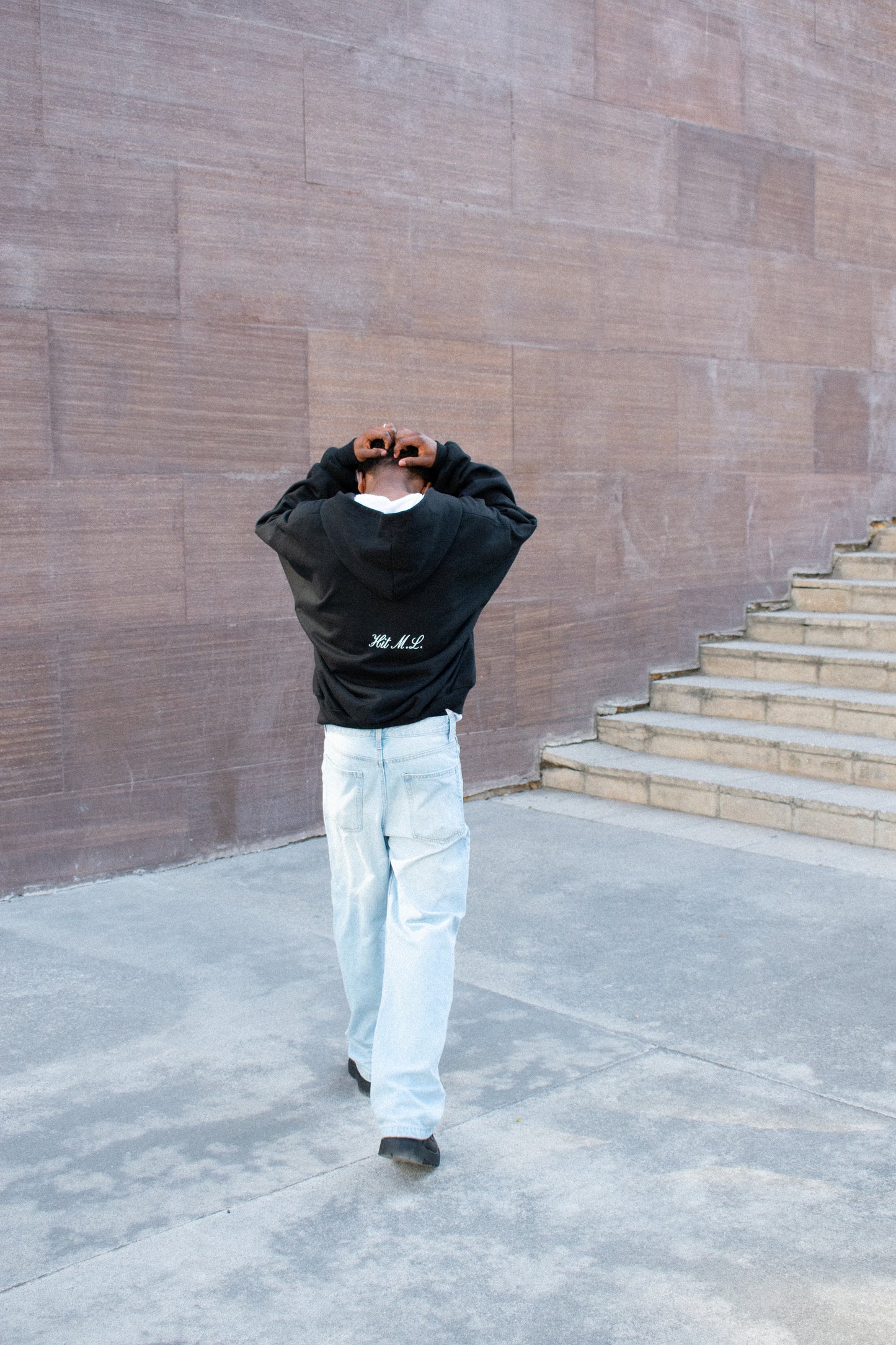 Black Zip Up Hoodie